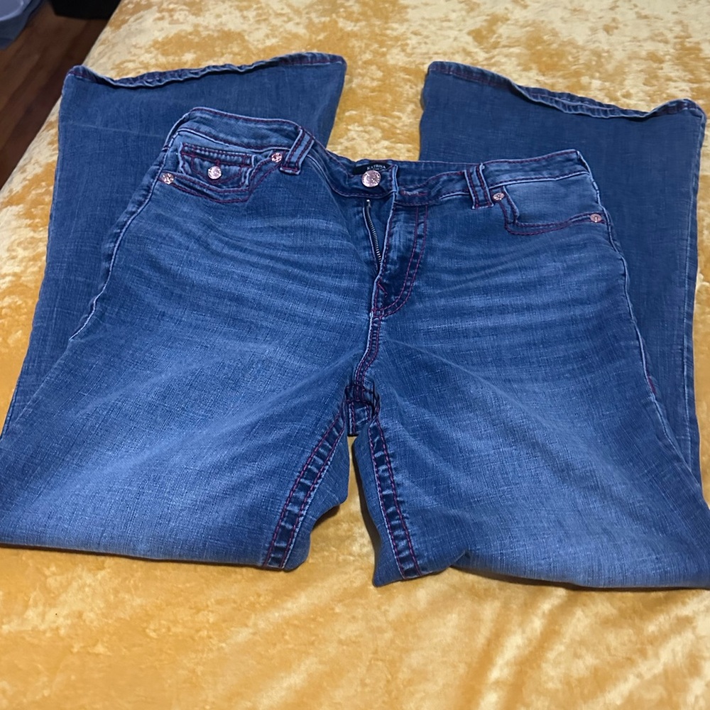 True Religion Dark Blue Flare Jeans